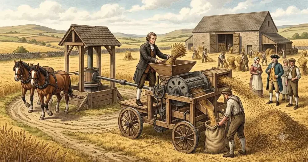Who Invented the Threshing Machine?
