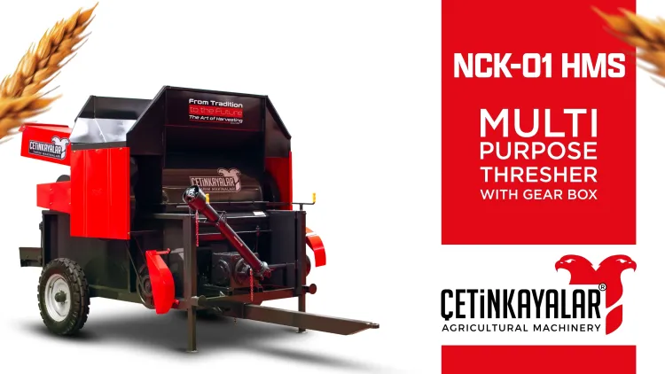 NCK-01 HMS Multi Purpose Thresher With Gear Box Promotional Video