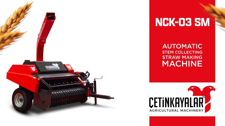 NCK-03 SM Automatic Stem Collecting Straw Making Machine Promotional Video