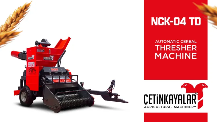 NCK-04 TD Automatic Cereal Thresher Machine Promotional Video